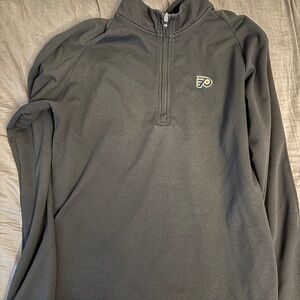 Philadelphia Flyers NHL Men's Large Travis Mathew Quarter-Zip Sweater